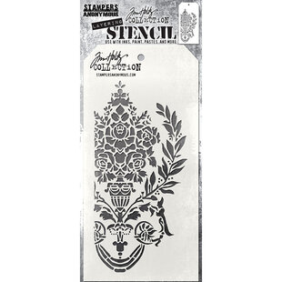 Tim Holtz Layering Stencil 4 1/8" x 8 1/2" Crest