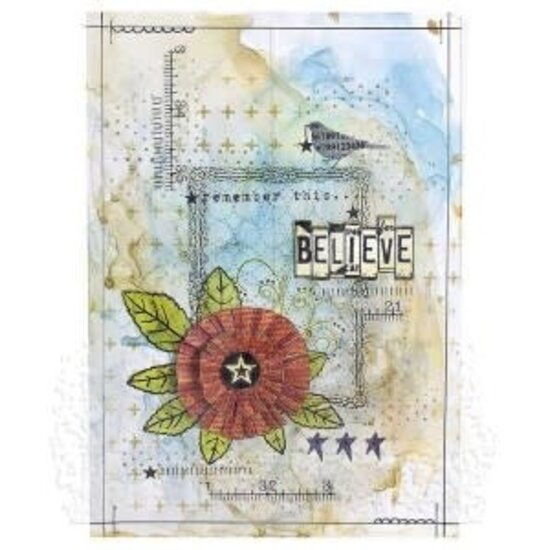 Wendy Vecchi Wendy Vecchi Cling Rubber stamp Framed Art