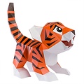 Papercraft world Paper Model kit 3D Baby Tiger 33x23x35 cm.