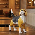 Papercraft world Paper Model kit 3D Beagle 42x20x48 cm.