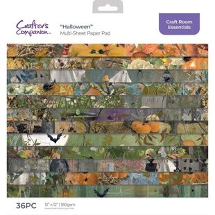 Crafter's Companion Paper Pad Halloween 30x30cm. Multisheets paperpad