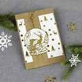 Creotime Kaarten en Enveloppen 10,5x15 cm Naturel Craft 6 st.