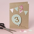 Creotime Kaarten en Enveloppen 10,5x15 cm Naturel Craft 6 st.