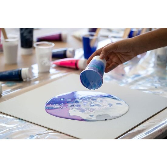 Pebeo Pebeo Acrylic Pouring Discovery Set 4 x 59 ml. + Silicone