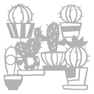 Pronty mask stencil  Cactus 30 x 30