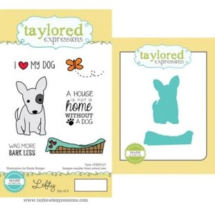 Taylored Expressions Stempel/Stansmal A6 Hond 6 pcs