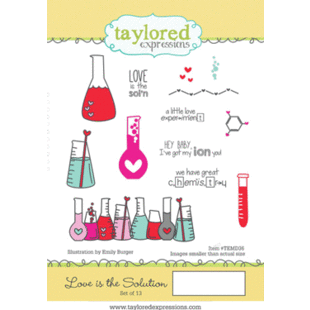 Taylored Expressions Stempel A5 "Love is the Solution''