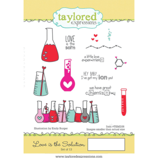 Taylored Expressions Taylored Expressions Stempel A5 "Love is the Solution''