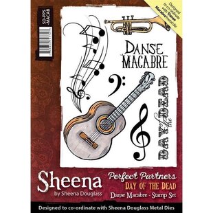 Sheena Douglass Unmounted Stempel A6 Danse Macabre