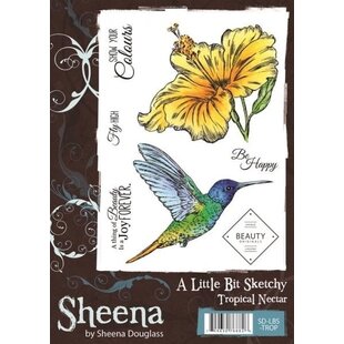 Sheena Douglass Unmounted Stempel A6 Tropical Nectar