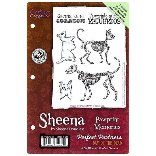 Sheena Douglass Sheena Douglass Unmounted Stempel A6 Pawprint Memories