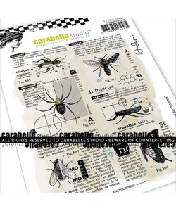 Carabelle Studio Stempel A6 Encyclopedie Insecten door Alexi