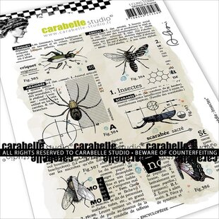 Carabelle Studio Stempel A6 Encyclopedie Insecten door Alexi