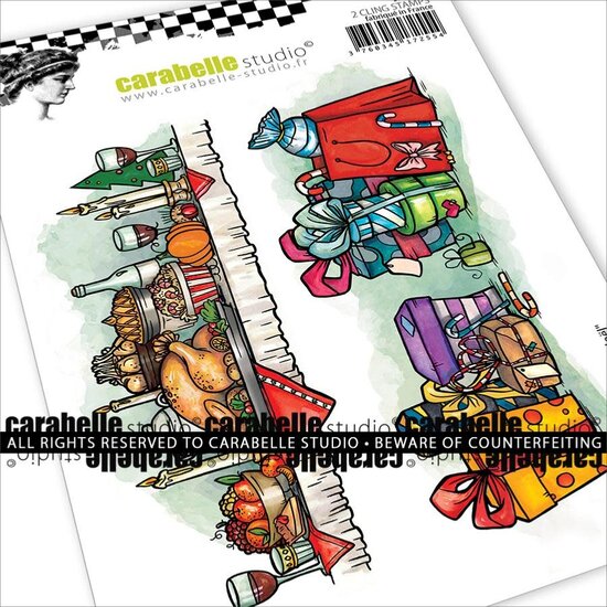 Carabelle Studio Carabelle Studio Stempel A6 Kerst van Mistrall 2st.