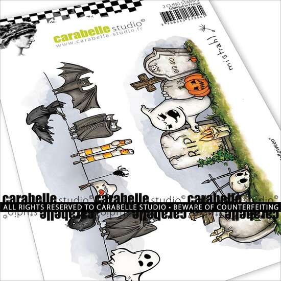Carabelle Studio Carabelle Studio Stempel A6 Halloween van Mistrall 2st.