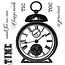 Woodware Woodware Clear Stamp Tic Toc