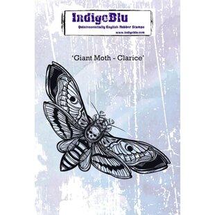 IndigoBlu Stempel Giant Moth Clarice