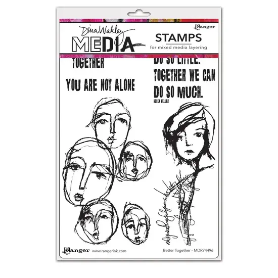 Ranger Ranger Dina Wakley Media Stempel Better Together