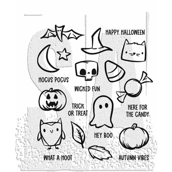 Tim Holtz Tim Holtz Cling Stamp Tiny Frights