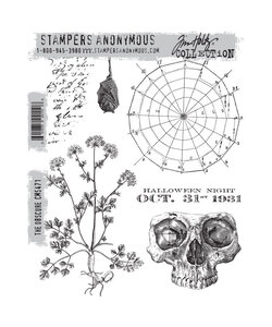 Tim Holtz Cling Stamp The Obscure