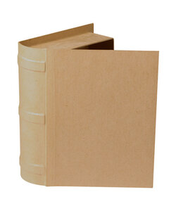 Decopatch Papier maché Doos Boekvorm 22,5x18x6cm.