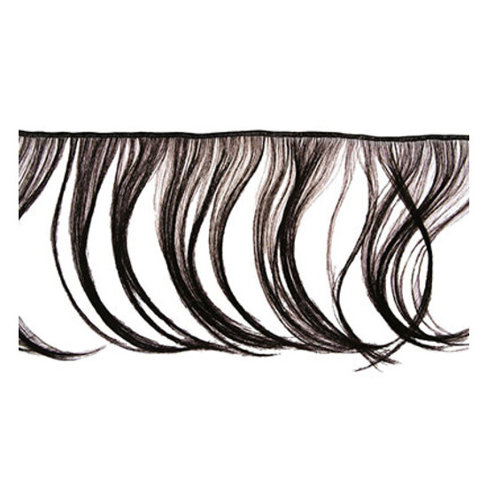 Stafil SpA Synthetisch Steil Haar Zwart