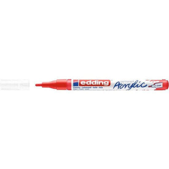 Edding Edding 5300 Acryl Marker Fijn Verkeers Rood