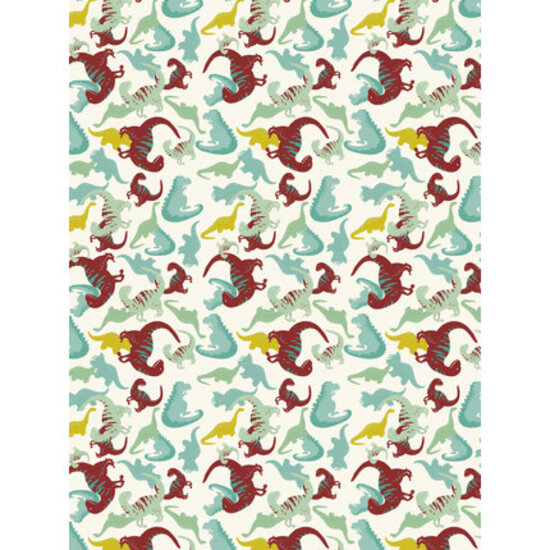 Decopatch Vel Decopatch Papier Patroon Dinosaurus Meerkleurig