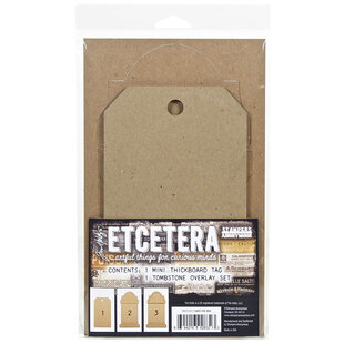 Tim Holtz Etcetera Thickboard Tombstone mini 2pcs.