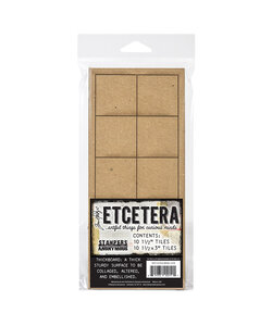 Tim Holtz Etcetera Thickboard Tiles Mosaic 20pcs.