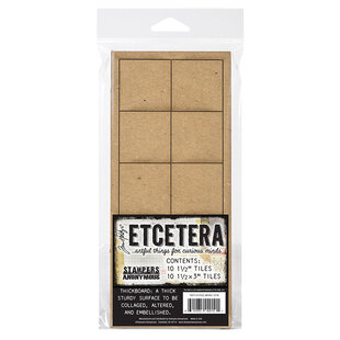 Tim Holtz Etcetera Thickboard Tiles Mosaic 20pcs.