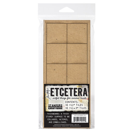 Tim Holtz Tim Holtz Etcetera Thickboard Tiles Mosaic 20pcs.