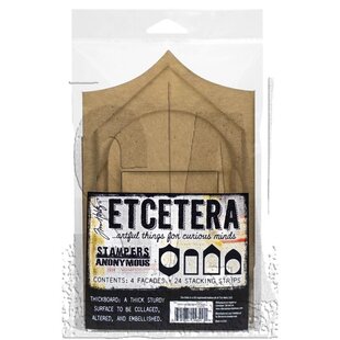 Tim Holtz Etcetera Thickboard Facades 28pcs.