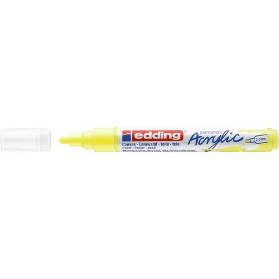 Edding Edding 5100 Acryl Marker medium Neon Geel