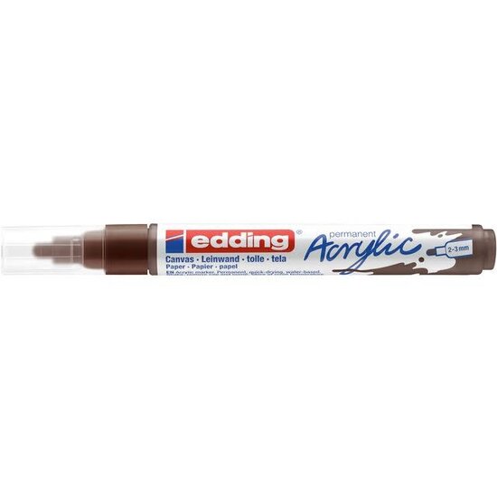 Edding Edding 5100 Acryl Marker medium Chocolade Bruin