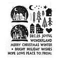 Tim Holtz Tim Holtz Cling Stamp Festive Print