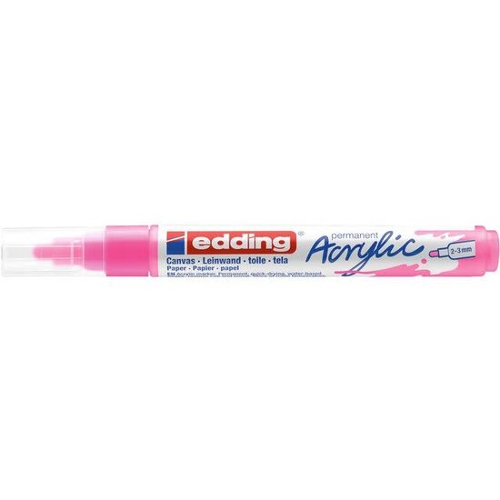 Edding Edding 5100 Acryl Marker medium Neon Roze