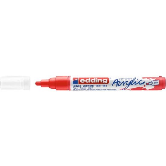 Edding Edding 5100 Acryl Marker medium Verkeers Rood