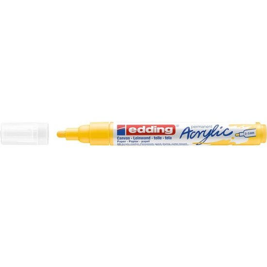 Edding Edding 5100 Acryl Marker medium Verkeers Geel