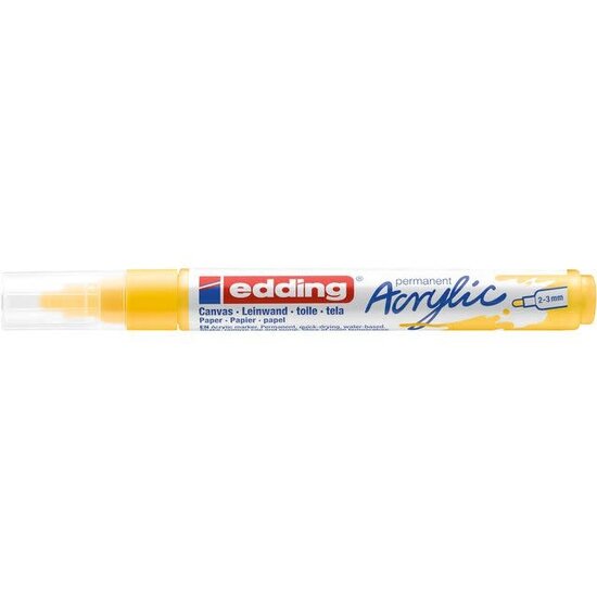 Edding Edding 5100 Acryl Marker medium Verkeers Geel