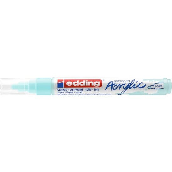 Edding Edding 5100 Acryl Marker medium Pastel Blauw