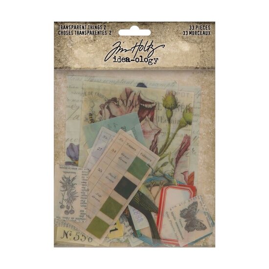 Tim Holtz Tim Holtz Idea-Ology Transparent Things 2 33pcs.