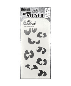 Tim Holtz Layering Stencil 4 1/8" x 8 1/2" Peekaboo