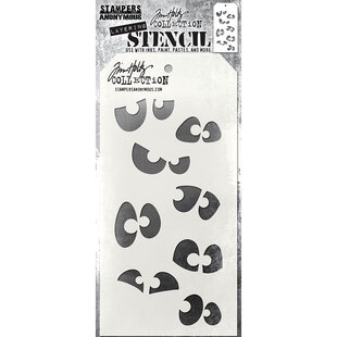 Tim Holtz Layering Stencil 4 1/8" x 8 1/2" Peekaboo