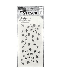 Tim Holtz Layering Stencil 4 1/8" x 8 1/2" Spellbound