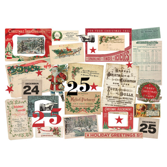 Tim Holtz Tim Holtz Idea-Ology Layers Christmas 35pcs.