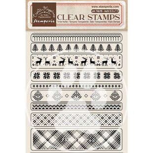 Stamperia Clear stamp Create happiness Christmas Borders