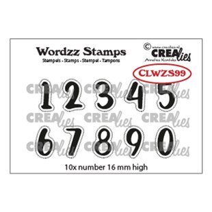 Crealies Stempel Wordzz Cijfers