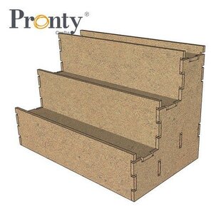 Pronty MDF Opbergsysteem Bottle stairs Box 220x150x130 mm.