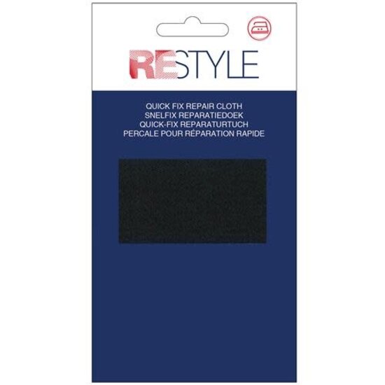 Restyle Snelfix reparatiedoek 11x25 cm. Zwart